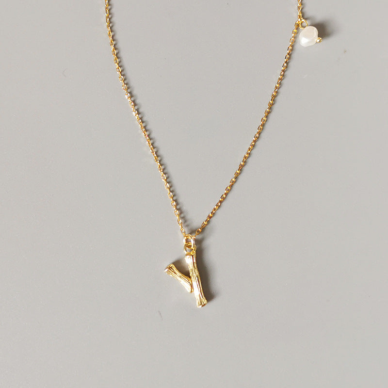 THE LETTER PENDANT NECKLACE