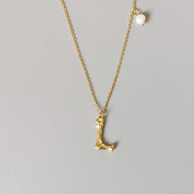 THE LETTER PENDANT NECKLACE