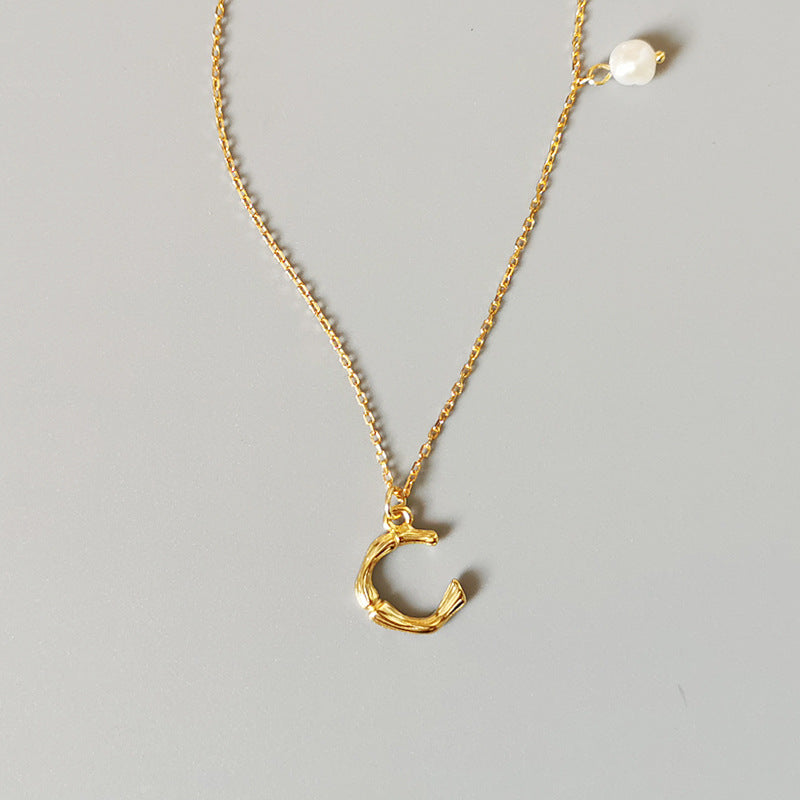 THE LETTER PENDANT NECKLACE